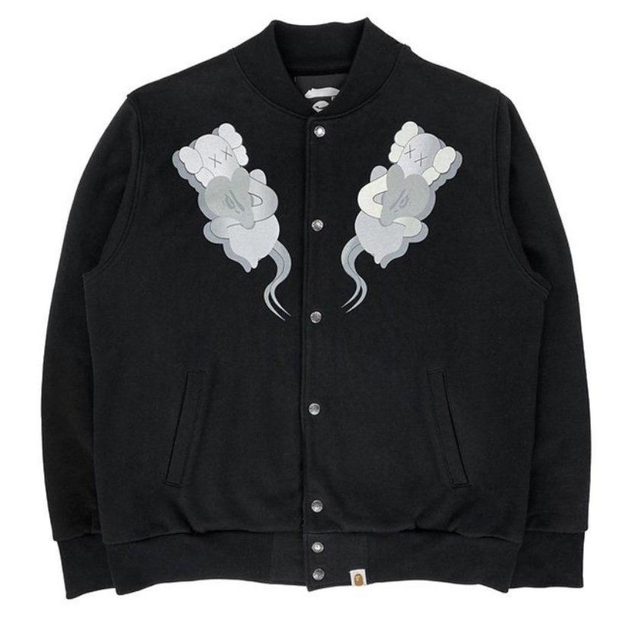 Bape kaws Bendy companion varsity jacket 2007 – Rich Archive Bape kaws Bendy companion varsity jacket 2007 – Rich Archive