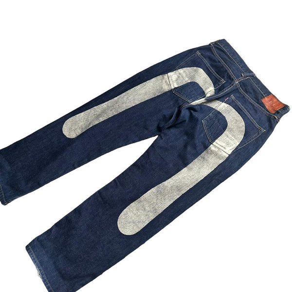 Evisu white Diacock Jeans