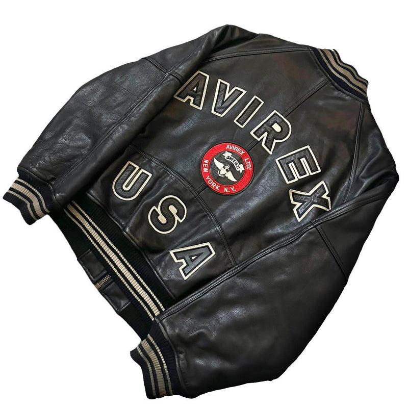 Avirex Leather Varsity Jacket