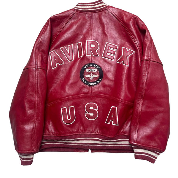 Avirex Leather Varsity Jacket