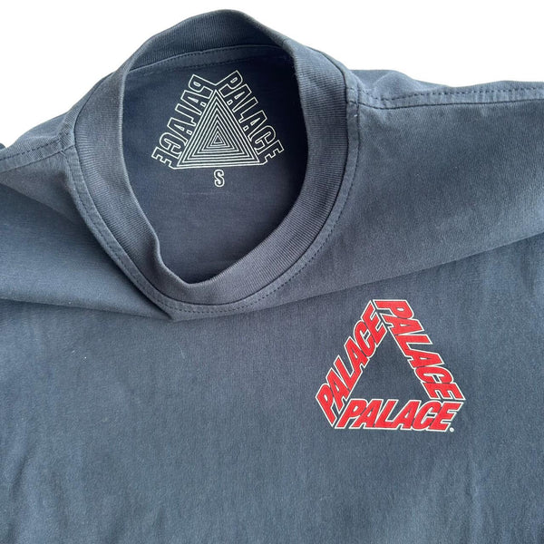 PALACE front and back Grey T-shirt tri-ferg