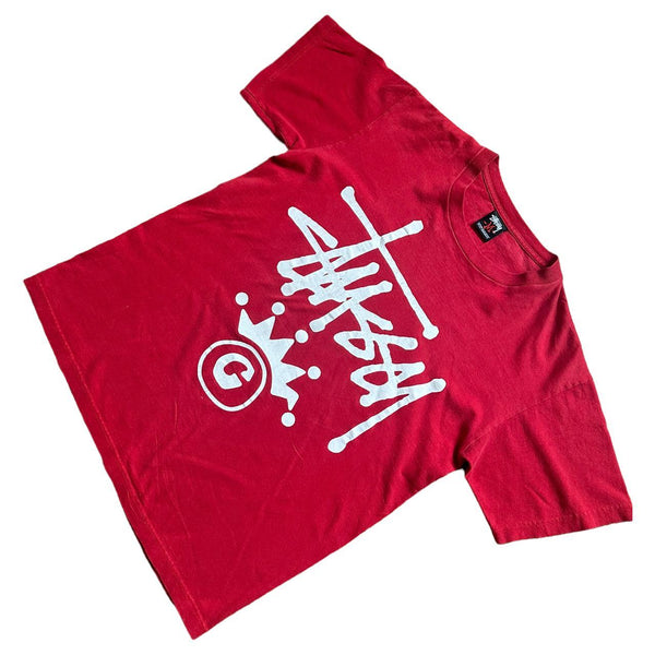 Stussy Logo red T-shirt