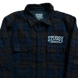 Stussy Burly Threads navy Tartan Jacket