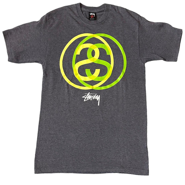 Stussy Grey logo T-shirt