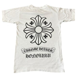 CHROME HEARTS Pocket tee Front & Back White T-shirt