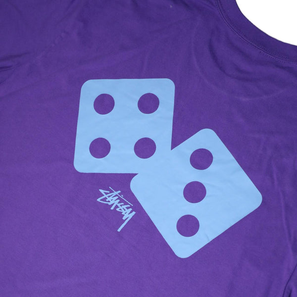 Stussy purple dice tee