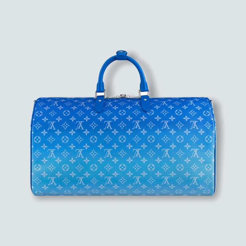 New in Box Louis Vuitton Limited Edition Clouds Keepall Abloh Bag at 1stDibs