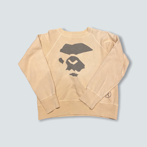 Bape beige crewneck (Xs)