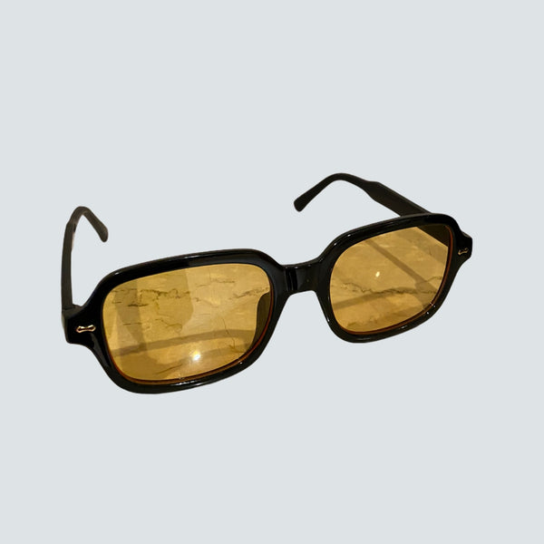 Yellow tinted vintage looking sunglasses  Jaded style