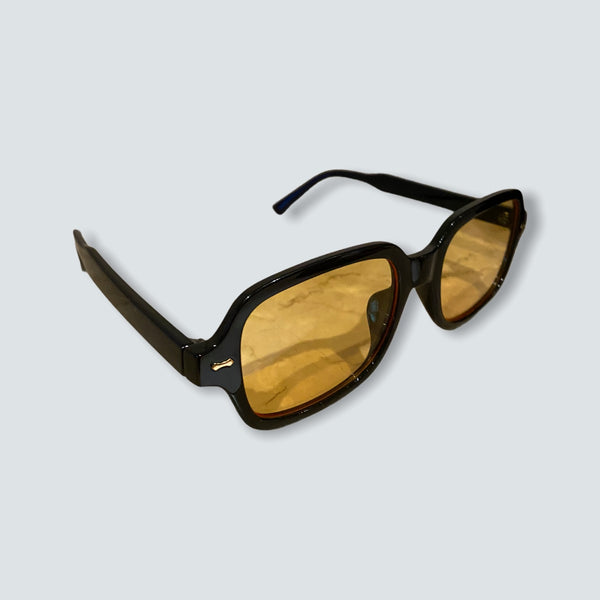 Yellow tinted vintage looking sunglasses  Jaded style