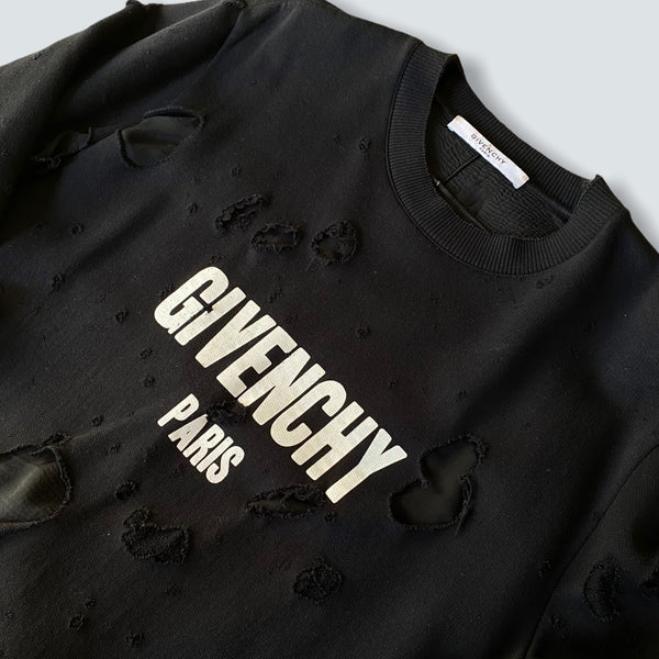 Givenchy Distressed crewneck  (M)