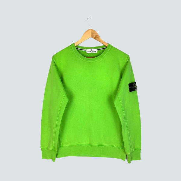 Green Stone Island Crewneck