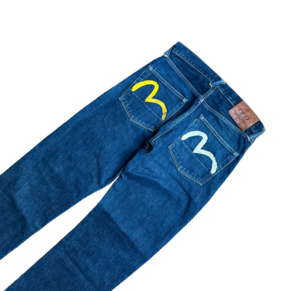 EVISU Bottom 2001/ no.2/  Gull/ Denim jeans