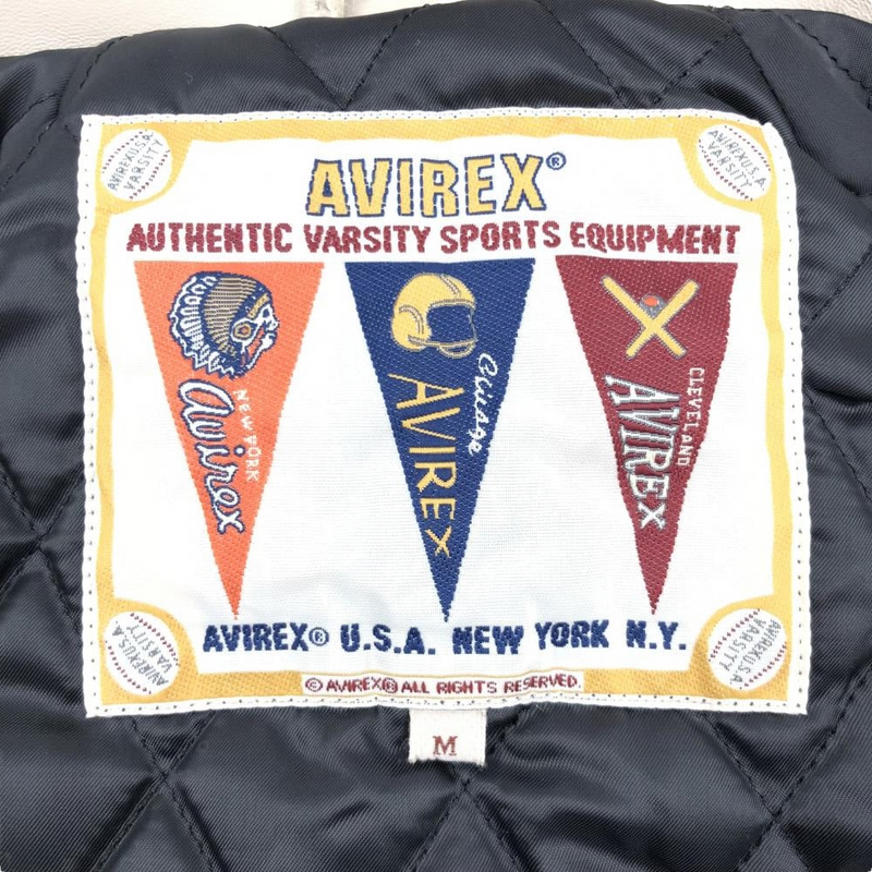 Avirex Leather Varsity Jacket