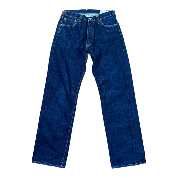 Evisu White Diacock Selvage Denim Jeans