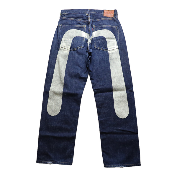 Evisu White Diacock Jeans