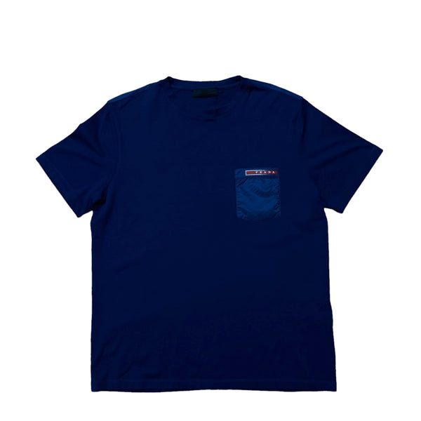 Prada Sport Navy Pocket T-shirt