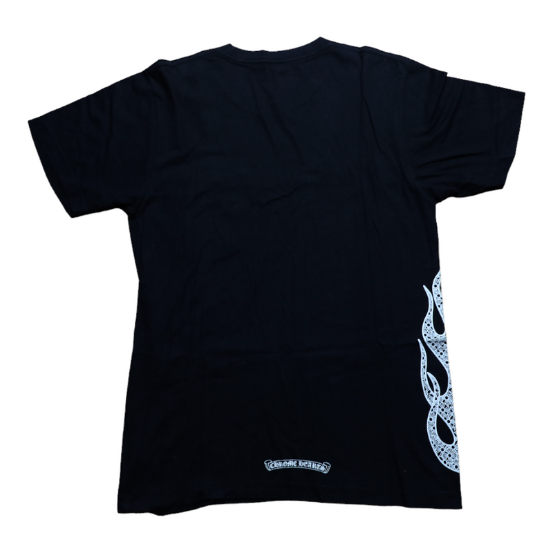 Chrome Hearts Pocket flame Black T-shirt