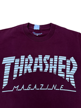 Champion × THRASHER burgundy T-shirt