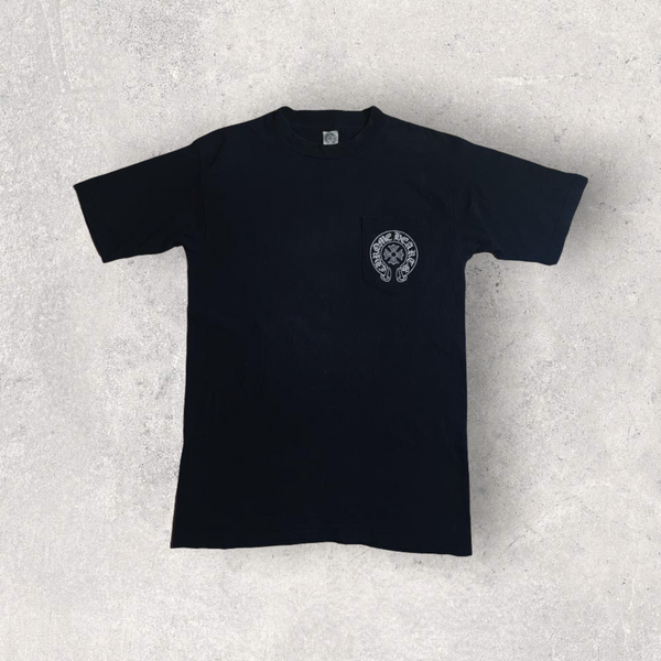 Chrome Hearts Horse Shoe Black Pocket Tee (M)