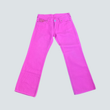 EVISU Jeans donna Pink straight pants (28)