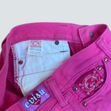 EVISU Jeans donna Pink straight pants (28)