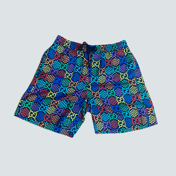 GUCCI 20SS GG psychedelic silk shorts (L)