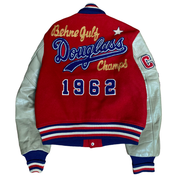 Vintage Styleeyes College Varsity Jacket Douglass Champs 1962 (L)