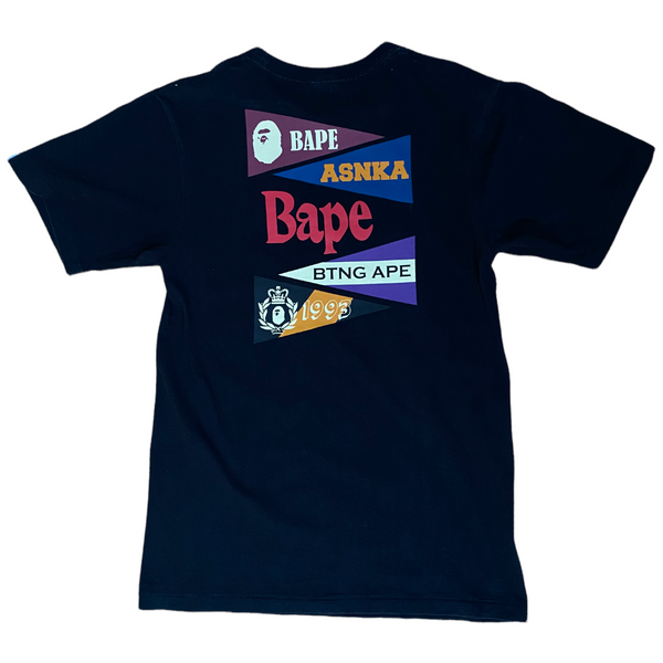 A Bathing Ape / BAPE Front and Back Logo T-shirt  (S)