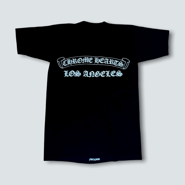 Chrome Hearts Los Angeles Black short sleeve tee (S)