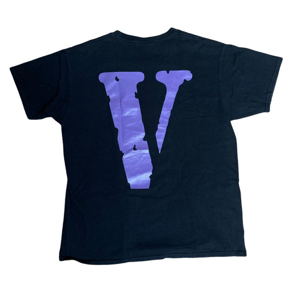 Vlone Front and back Logo Tee Purple (M)