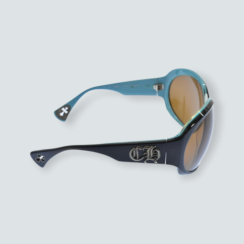 Chrome hearts Sweet young thang Black / Blue Sunglasses With