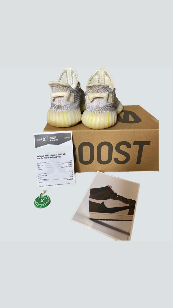 Adidas Yeezy Boost 350 V2 Static (Non-Reflective) (Uk10)