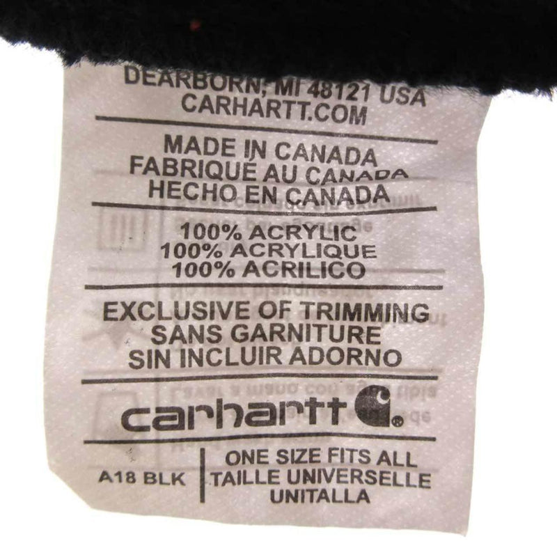 CARHARTT front logo beanie knit hat