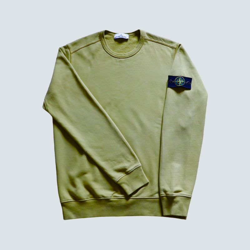 Stone island Green/Yellow crewneck