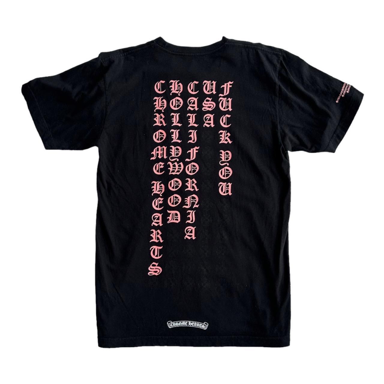 CHROME HEARTS Black pink T-shirt – Rich Archive