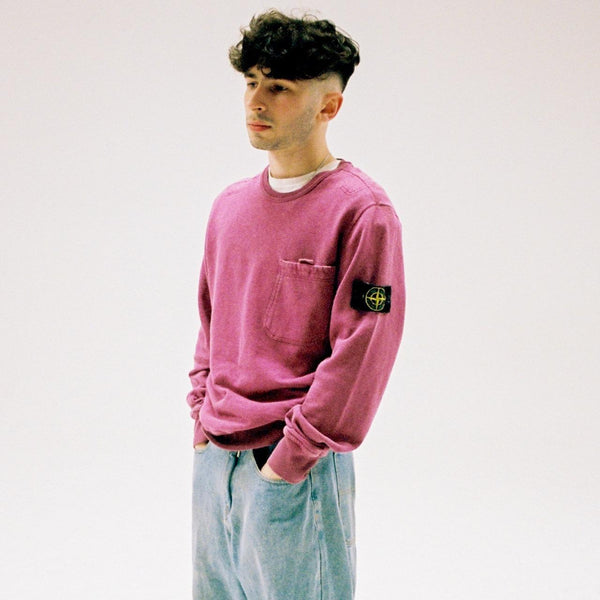 Stone island Purple Crewneck