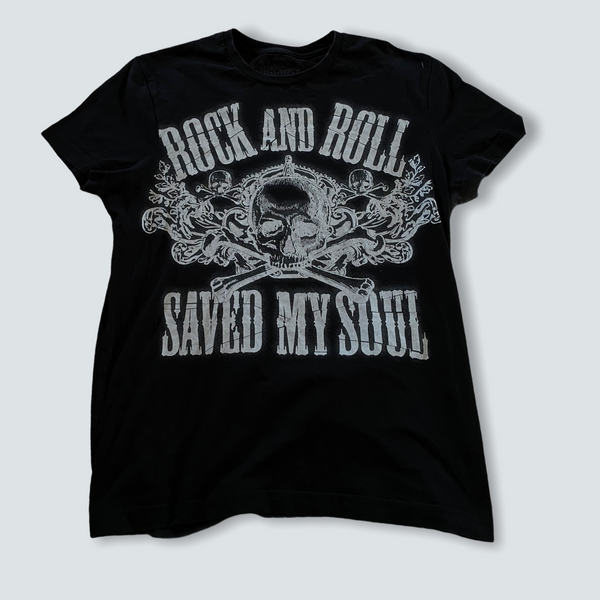 Rock and roll save my soul band tee  (M)