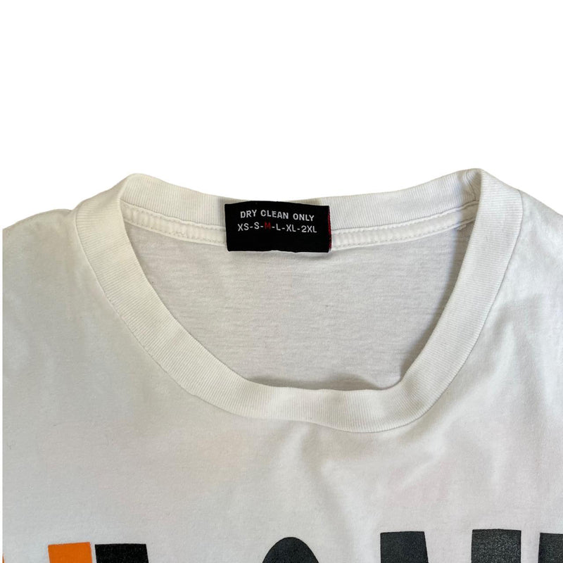 Vlone Front and back Logo Tee Orange (M)