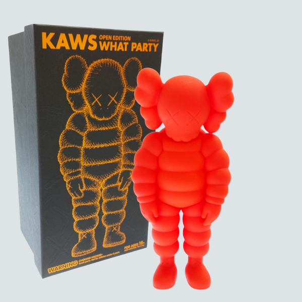 KAWS What Party Vinyl Figure Orange