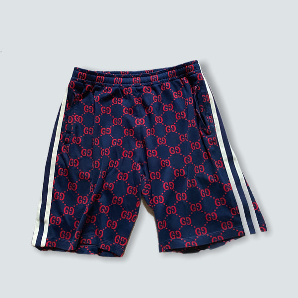 Gucci Jacquard Shorts - Red/Blue (L)