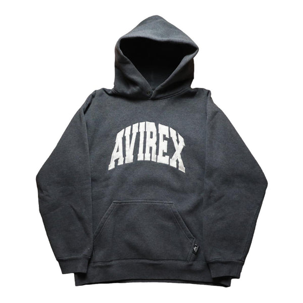 Avirex Grey logo Hoodie