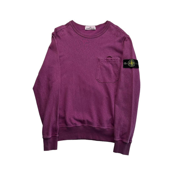 Stone island Purple Crewneck