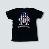 Chrome Hearts American Flag Cemetery Cross Tee (L)