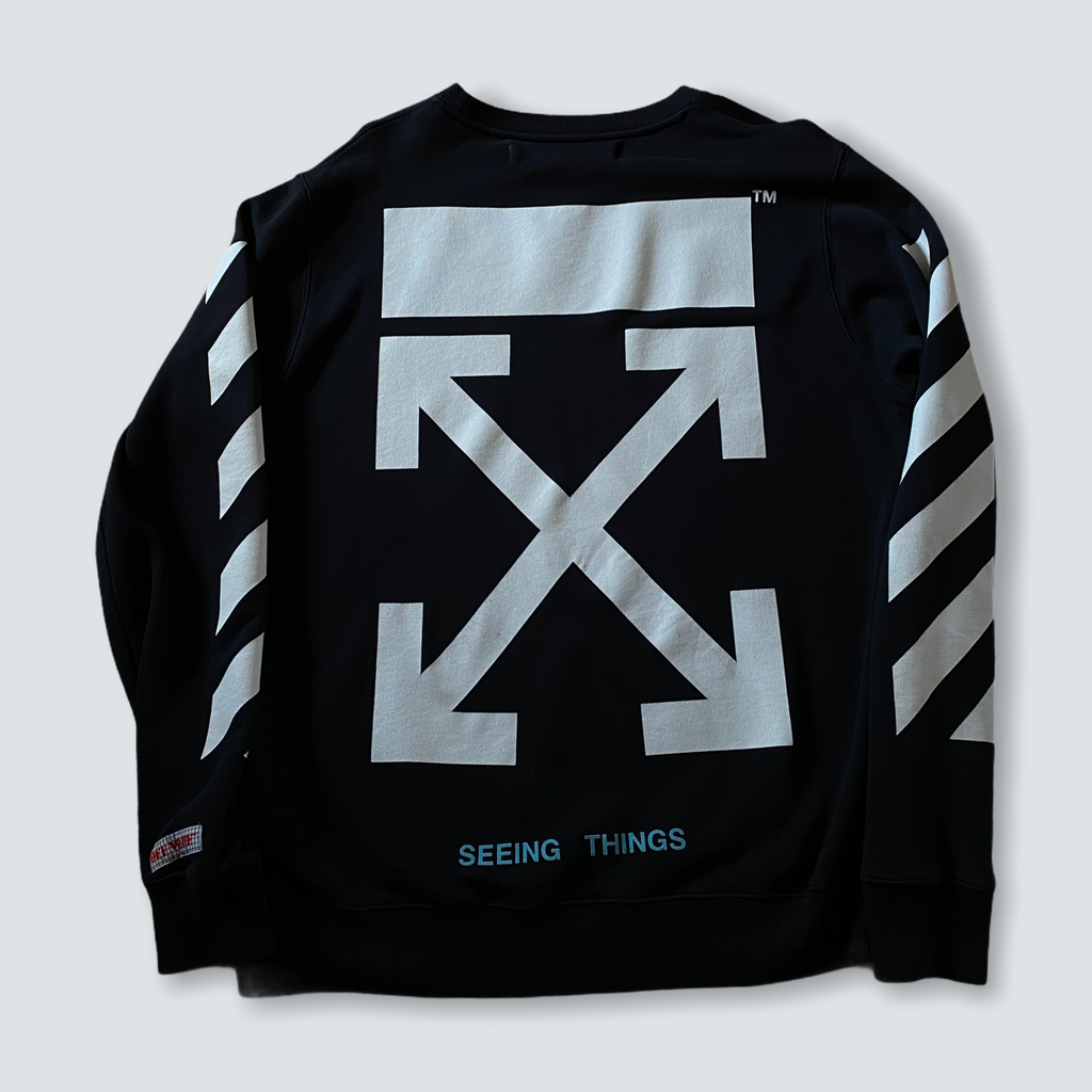 Off white hotsell seeing things jumper