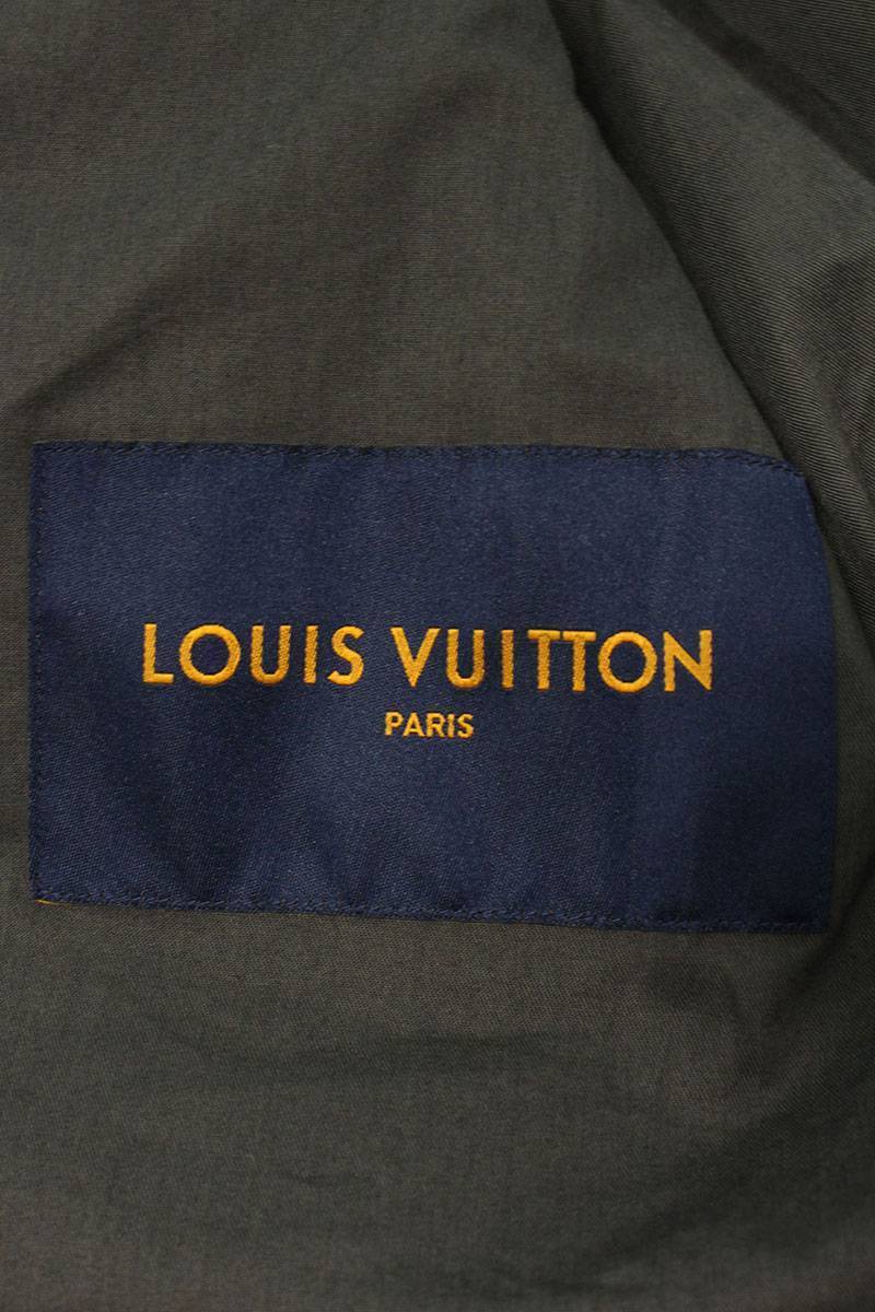 Louis Vuitton Virgil Abloh 19AW Monogram Admiral Leather Jacket – Rich  Archive