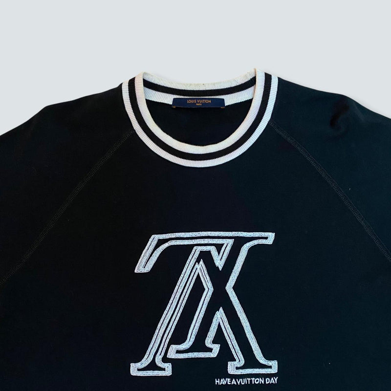 Upside down louis shop vuitton sweatshirt