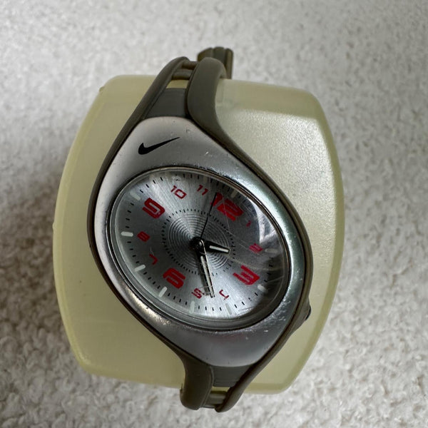 Nike Triax Analogue Silver Watch