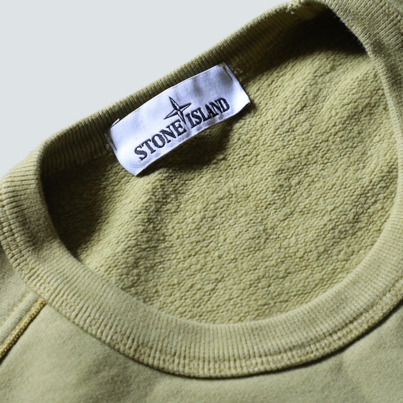 Stone island Green/Yellow crewneck