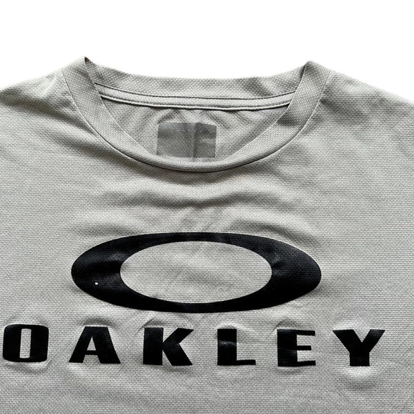 Oakley logo grey short sleeve T shirt